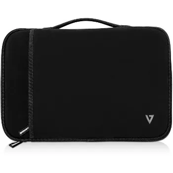 V7 CSE12HS-BLK-9N Elite 12.2-inch Black Sleeve With Straps And Handles