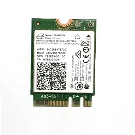 Intel 7265.NGWWB.W Network 7265.ngwwb Wifi Wireless-ac Dual Band 2x2 +