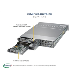 Supermicro SYS-2028TR-HTR System Sys-2028tr-htr 2u Rm S2011 E5-2600v3v