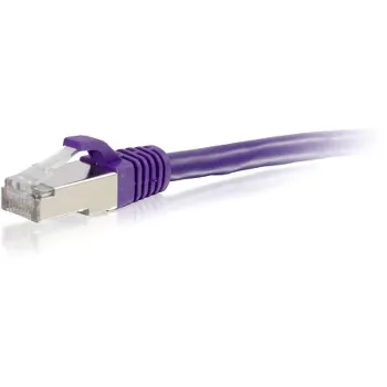 C2g 00911 5ft Snagless Cat6 Stp Patch Cable - Purple