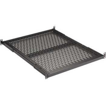 Black RM399-R2 Fixed Vented Server Shelf, 2225ind, For