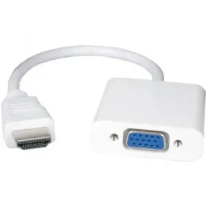 Qvs XHDV Hdmi To Vga Adapter - Video Converter With Audio Support