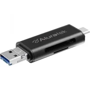 Aluratek AUCRC300F Usb 3.1 Type-c Otg Card Reader With Micro Usb Suppo