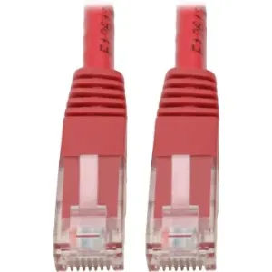 Tripp N200-001-RD Premium Cat5  Cat5e  Cat6 Gigabit Molded Patch Cable