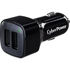 Cyberpower Dual USB Car Charger with 3.1A Shared Ports - 1