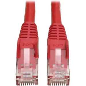 N201-004-RD | Tripp Lite CAT6 GIGABIT SNAGLESS MOLDED PATCH