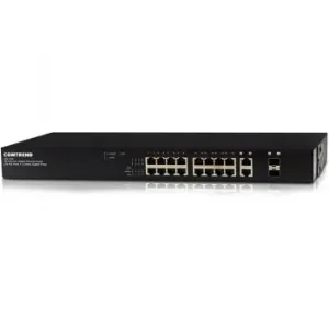 Comtrend GS-7518 18port 16port Poe+ Switch       Gigabit Ethernet 2 Co