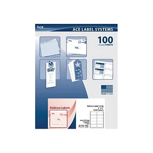 ALS37600L | Acer ACE WHITE ADDRESS LABELS