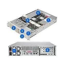 Supermicro-SUP CSE-822S-400RC