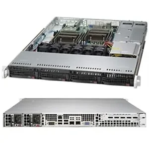 6018R-TDTPR | Supermicro 1U Rackmount Server E5-2600v3 with
