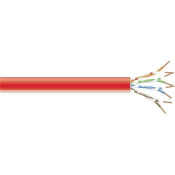 Black C6-CMP-SLD-RD 1000ft Cat6 Cmp Grade Bulk Red  Sld