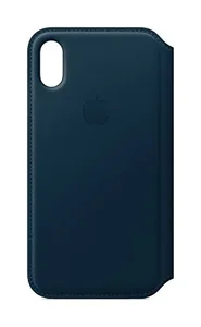 MQRW2ZM/A | Apple Leather Flip Cover for iPhone X - Cosmos