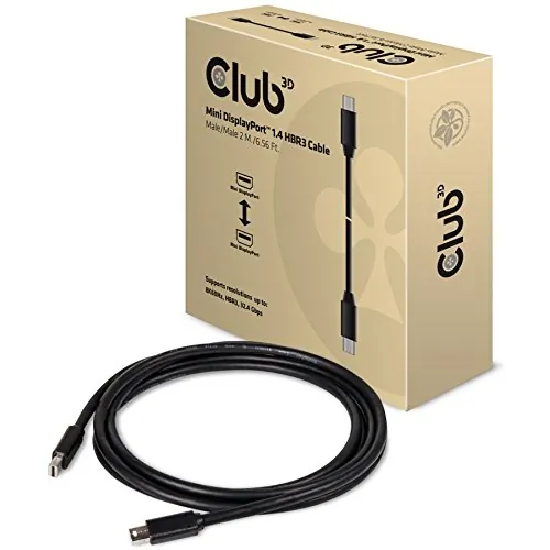 Club CAC1164 Minidisplayport 1.4 Hbr3 Cable M-m 2m-6.56 Ft. - Mini Dis