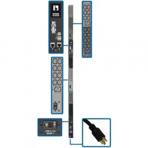 Tripp PDU3EVN6L1530B 10kw 3-phase Monitored Pdu, Lx Interface, 2002082