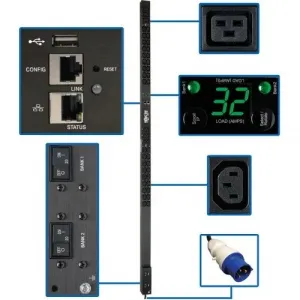 Tripp PDUMNV32HV2LX 7.4kw Single-phase Monitored Pdu With Lx Platform 