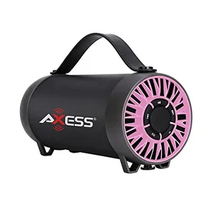 Axess Axess Bluetooth Media Speaker with Equalizer in Pink