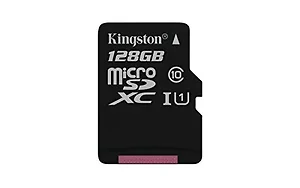 SDCS/128GBSP | Kingston Canvas Select 128GB microSDXC UHS-I