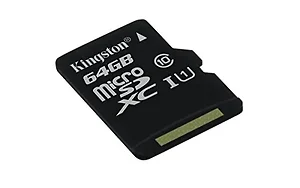 SDCS/64GBSP | Kingston 64GB SD Card Canvas Select 80R CL10