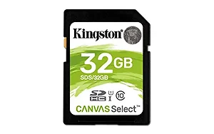 SDS/32GB | Kingston 32GB SD Card Canvas Select UHS-I U1