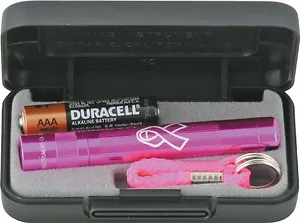 Maglite K3AMW2 Mag-Lite Solitaire Pres Box NBCF Pink
