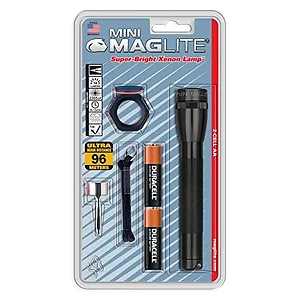 M2A01C | Maglite Mini Mag Flashlight - 14 Lumens Black