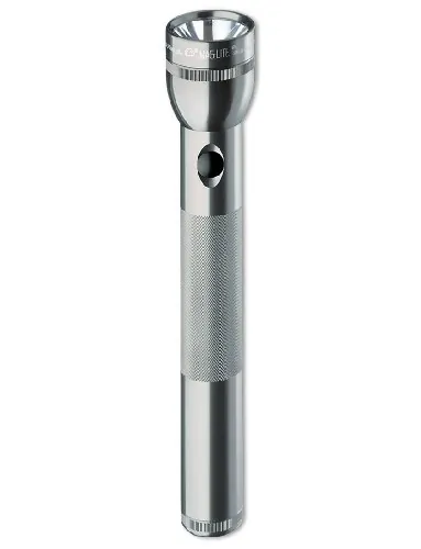 Maglite S3D095 3 Cell D  Flashlight Gray-gift Box