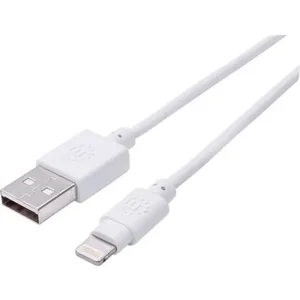 390866 | Manhattan 10 FT White Lightning Cable for iPhone &