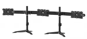 Amer AMR3S32 Triple Monitor Ultra Slim Stand Based Desk Mount. Support