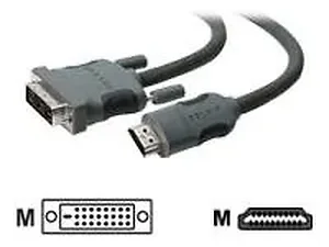 F2E8171-25-SV | Belkin 25ft HDMI to DVI-D Single Link Cable