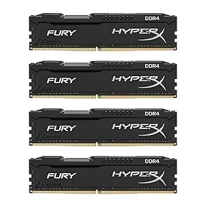 HX426C16FB2K4/32 | Kingston HyperX Fury 32GB (4 x 8GB) DDR4