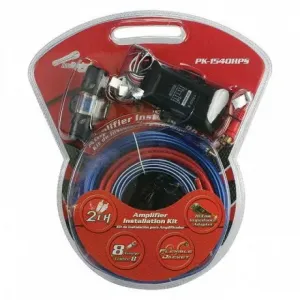 Audiopipe PK1540HPS Complete 8 Gauge Amp Kit With Line Out Converter