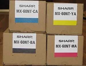 MX60NTYA | Sharp Nec SHARP MX-60NTYA Yellow Toner Cartridge