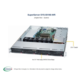 Supermicro TK001-SYS-5019S-WR Tk001-sys-5019s-wr 1xsys-5019s-wr 2xe3-1