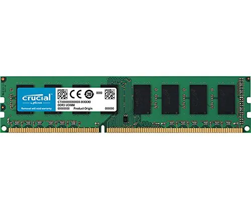 Micron CT51264BD160B 4gb Ddr3-1600 Udimm 1.35v Cl11