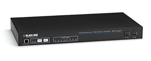 Black PS582A-R2 Horizontal Rackmount Remote Power Manage