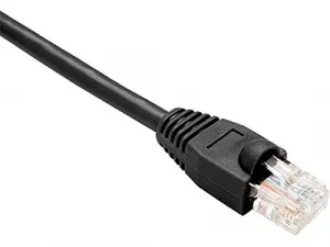 Unirise PC6-07F-BLK-S 7ft Black Cat6 Patch Cable, Utp, Snagless