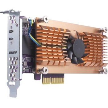 Qnap QM2-2P Dual M.2 221102280 Pcie Ssd Ex Ts-x53b Ts-563 Tvs-x63 Ts-x