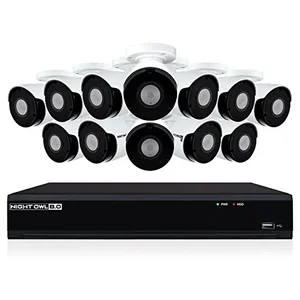 IH804-1612BA-B | Night Owl 16CH 12CAM 4K Ultra HD NVR with