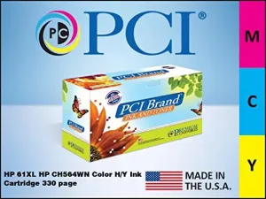 Pci CH564WN-PCI Remanufactured 61xl Color Inkjet Cartridge