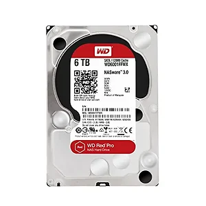 WD6001FFWX | Western Digital 6TB RED PRO NAS Hard Drive