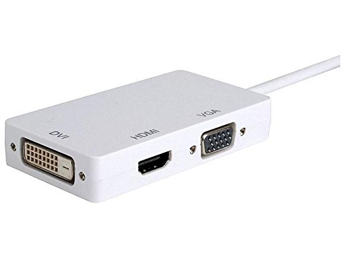 Axiom 3N1DP2HVD-AX 3-in-1 Displayport To Hdmi, Vga And Dvi Video Adapt