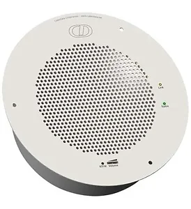 Cyberdata SIP Speaker in Stylish Gray and White Finish