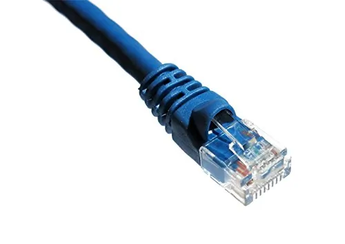 Axiom C5EMB-B14-AX 14ft Cat5e 350mhz Patch Cable Molded Boot (blue)