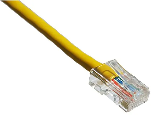 Axiom C5ENB-Y20-AX 20ft Cat5e 350mhz Patch Cable Non-booted (yellow)