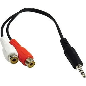 MJMRCAF6-AX | Axiom 3.5MM Stereo to Dual RCA Audio Cable