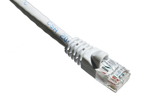 Axiom AXG95845 1ft Cat6a 650mhz Patch Cable Molded Boot (white) - Taa 