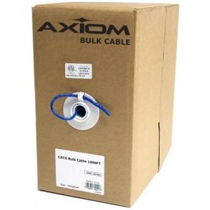 Axiom C6BCS-N1000P-AX Cat6 23awg 4-pair Solid 550mhz Plenum Bulk Cable