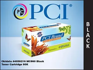 Pci 44059216-PCI Okidata Mc860 Black Toner Cartridge 9.5k Yield For Ok