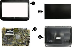 Pc 665473-001 New-pnl 20n-glare Led 250nits Non-zbdsam