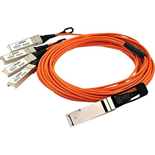 Axiom AOC-Q-S-40G-10M-AX 40gbase-aoc Qsfp+ To 4 Sfp+ Active Optical Ca